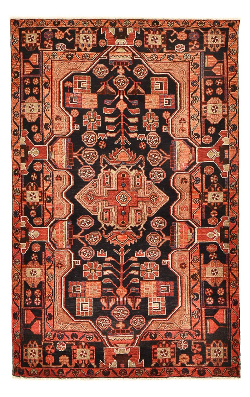 Nahavand Teppich 140x222cm - Perserteppich - hellrot
