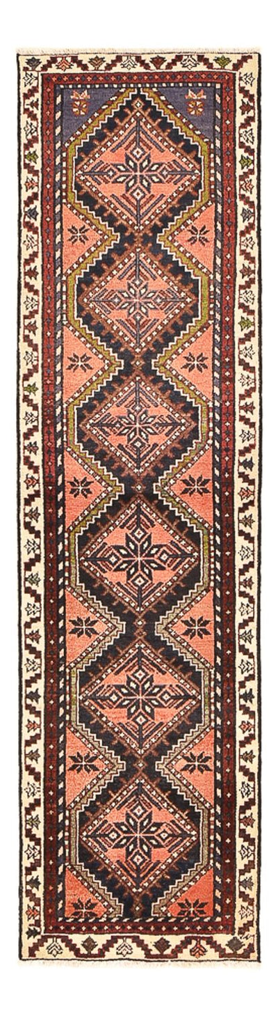 Hamadan Teppich 67x250cm - Perserteppich - hellrot