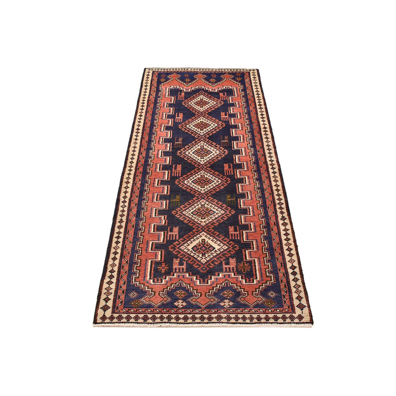 Afshar Sirjan Teppich 73x191cm - Perserteppich - mehrfarbig