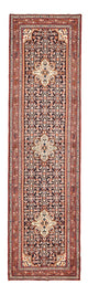 Hamadan Teppich 114x412cm - Perserteppich - dunkelrot