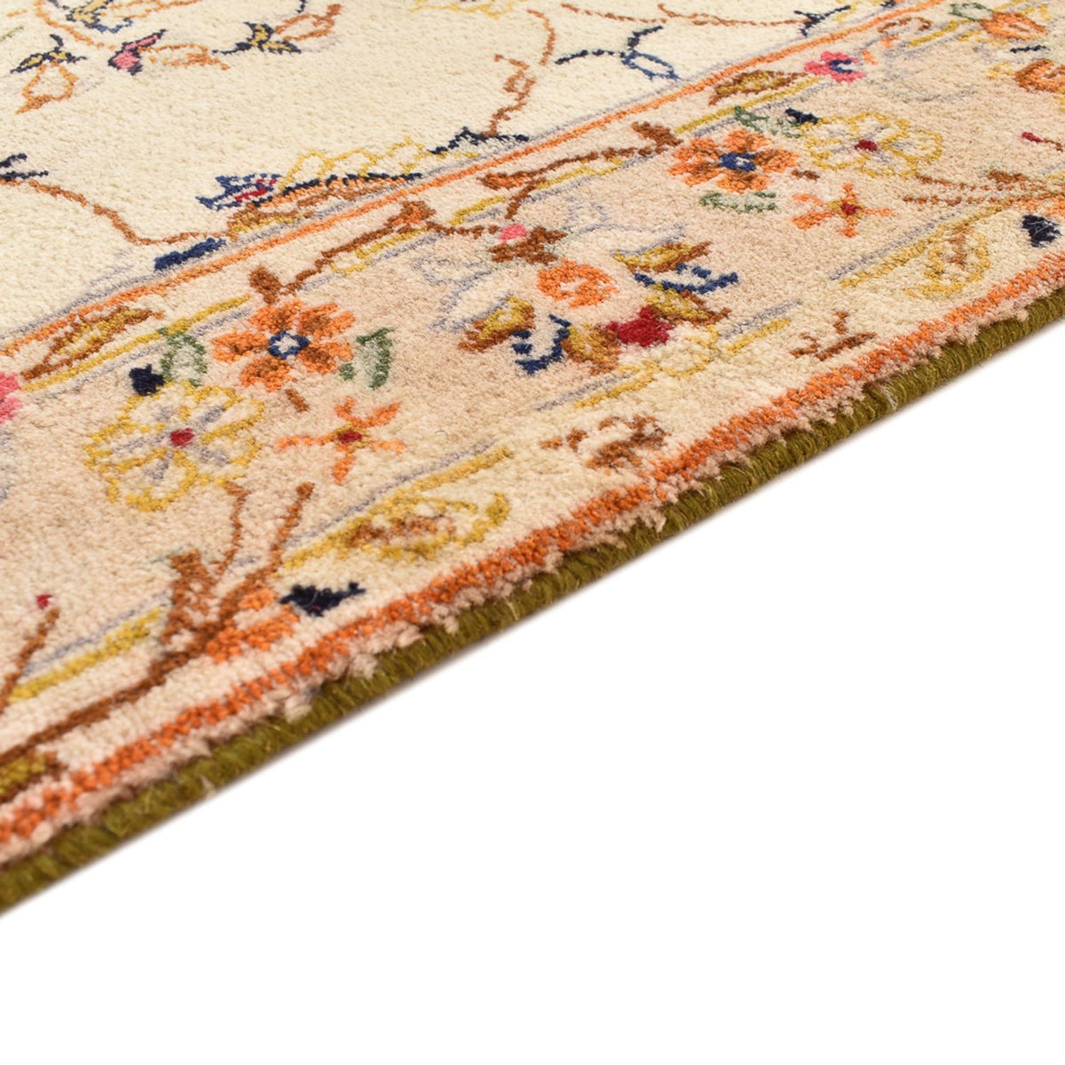 Läufer Perser - Keshan - 98 x 385 cm - beige