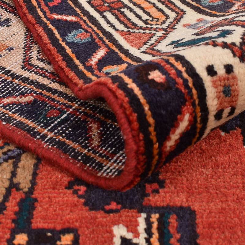 Hamadan Teppich 108x388cm - Perserteppich - rot