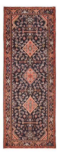 Hamadan Teppich 107x300cm - Perserteppich - dunkelblau – product image