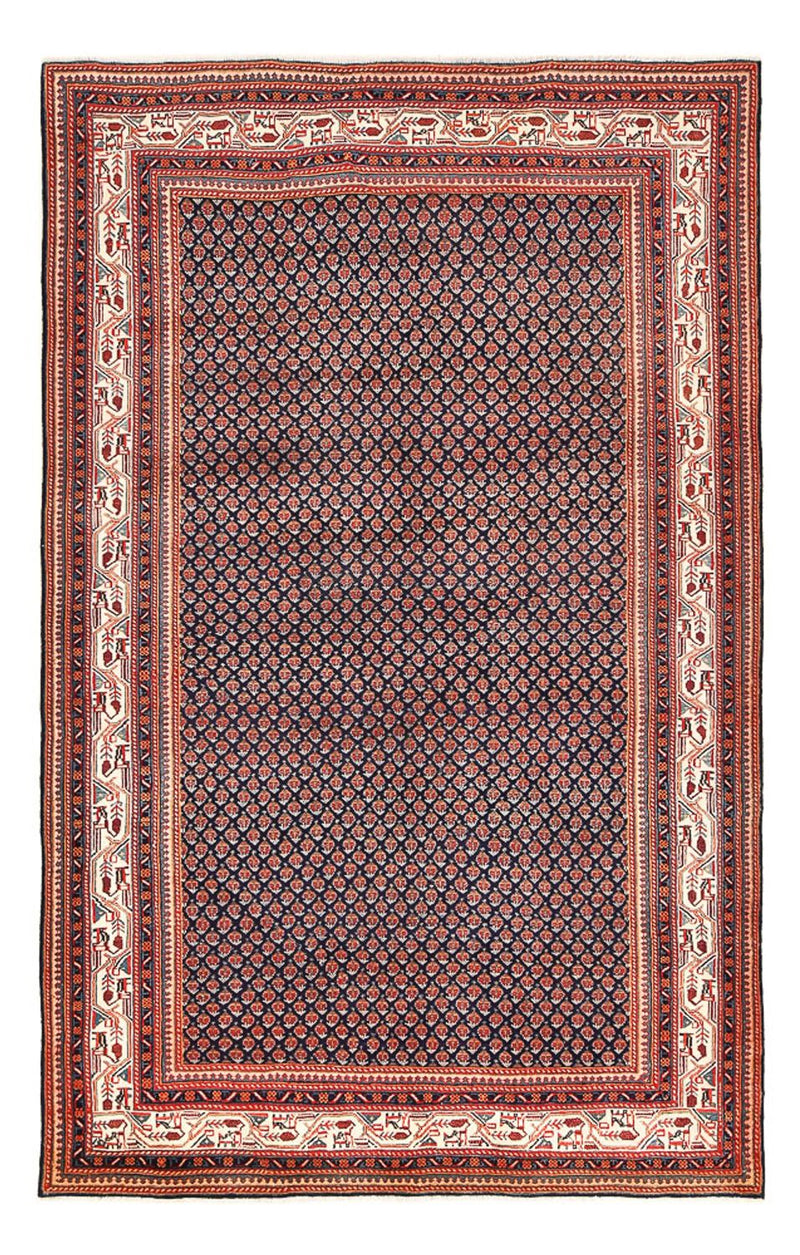 Mir Teppich 188x295cm - Perserteppich - dunkelrot