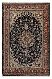 Täbriz - 40 Raj Teppich 208x318cm - Perserteppich - dunkelblau – product image