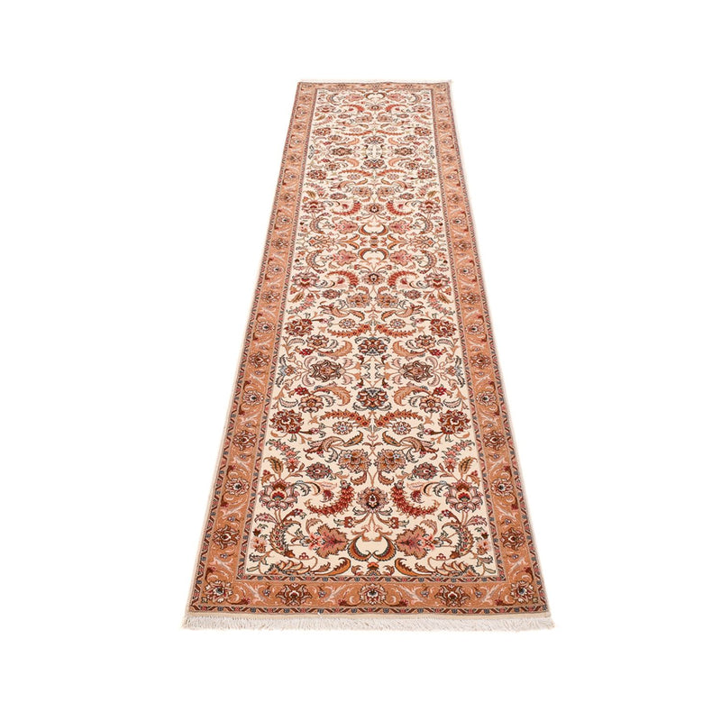 Täbriz - 60 Raj Teppich 79x314cm - Perserteppich - beige
