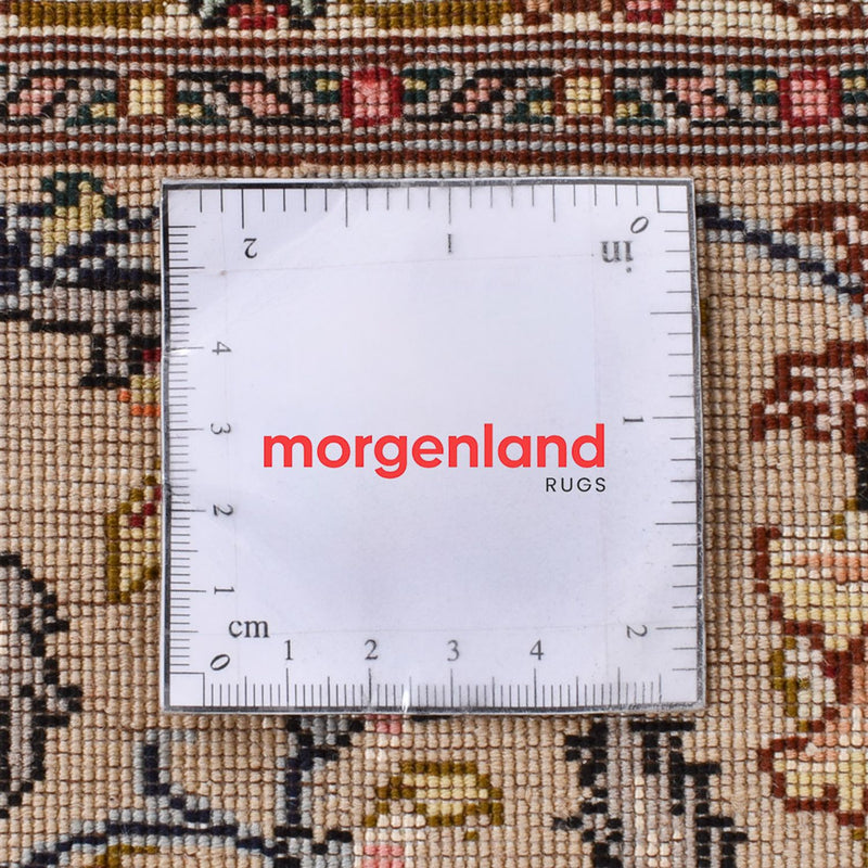 Täbriz - 50 Raj Teppich 172x240cm - Perserteppich - rot