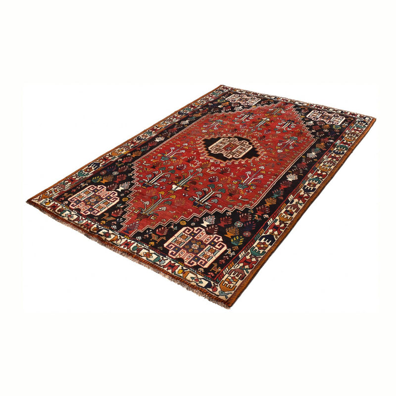 Perserteppich - Nomadic - 160 x 252 cm - dunkelrot