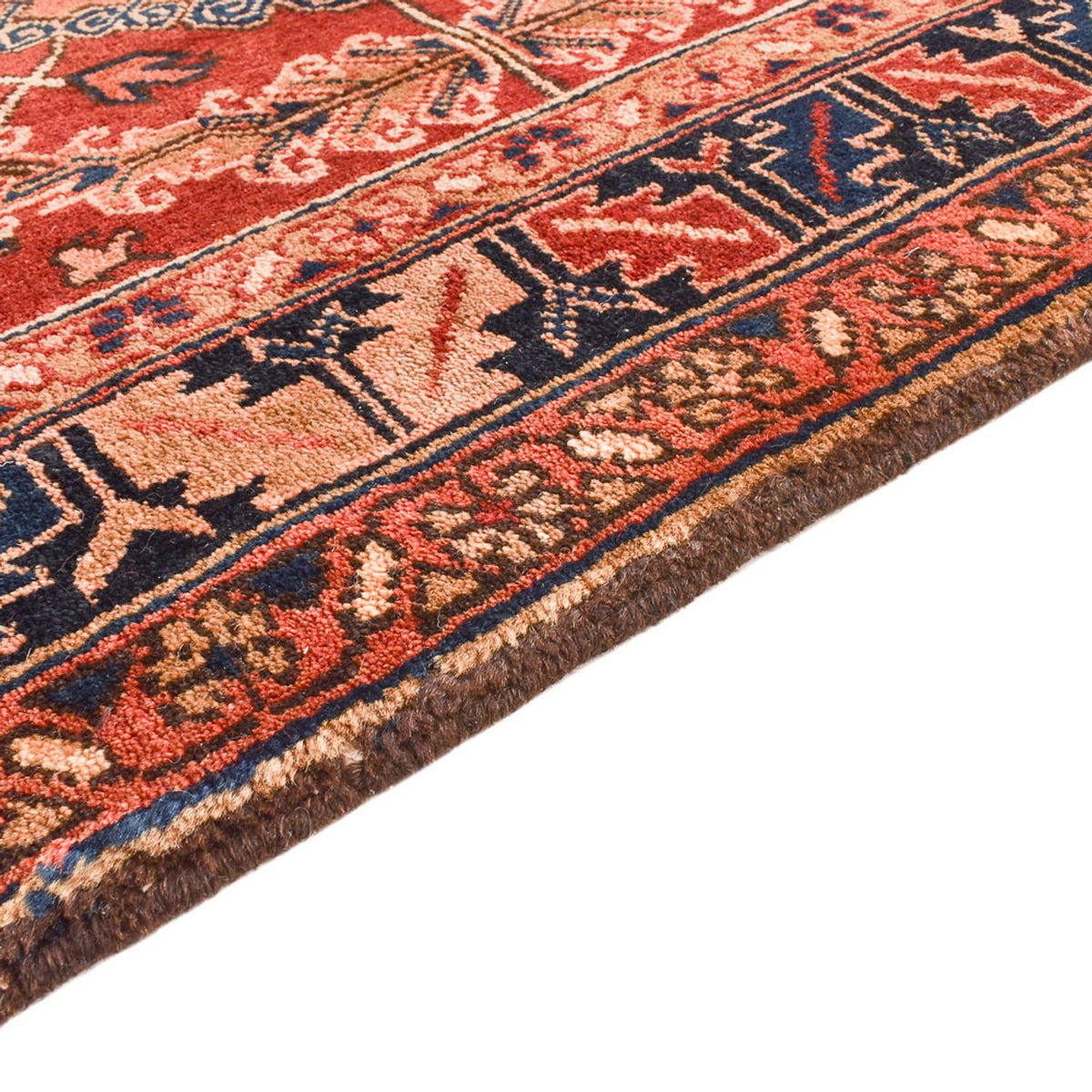 Heriz Teppich 114x340cm - Perserteppich - rot