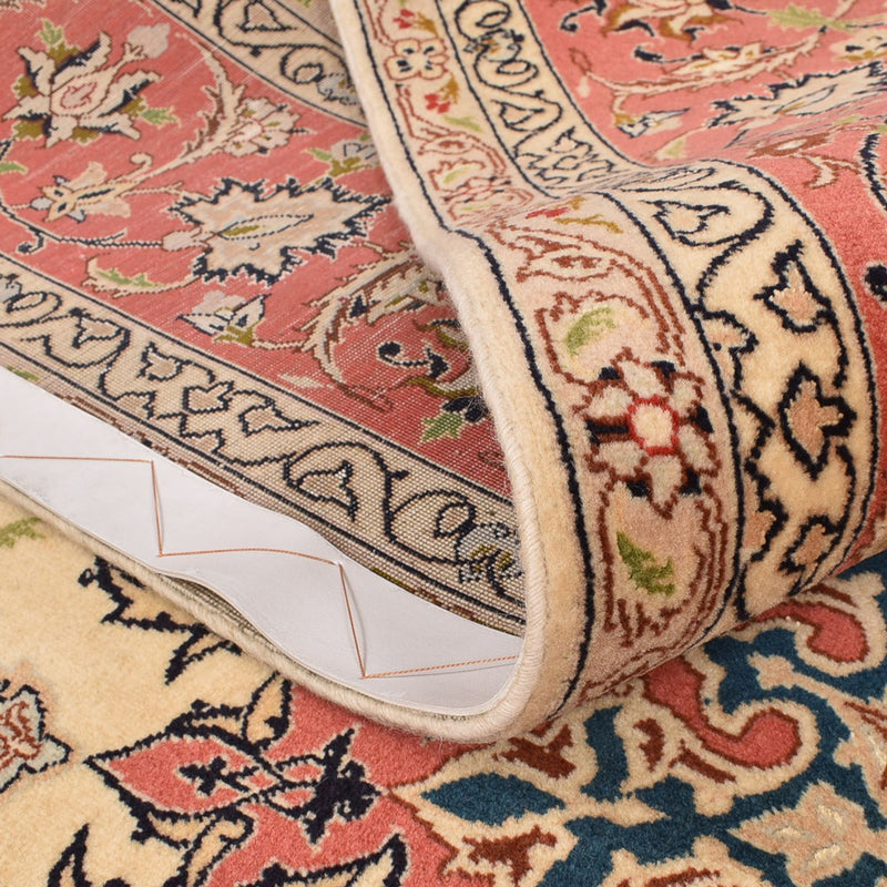 Täbriz - 50 Raj Teppich 203x296cm - Perserteppich - beige