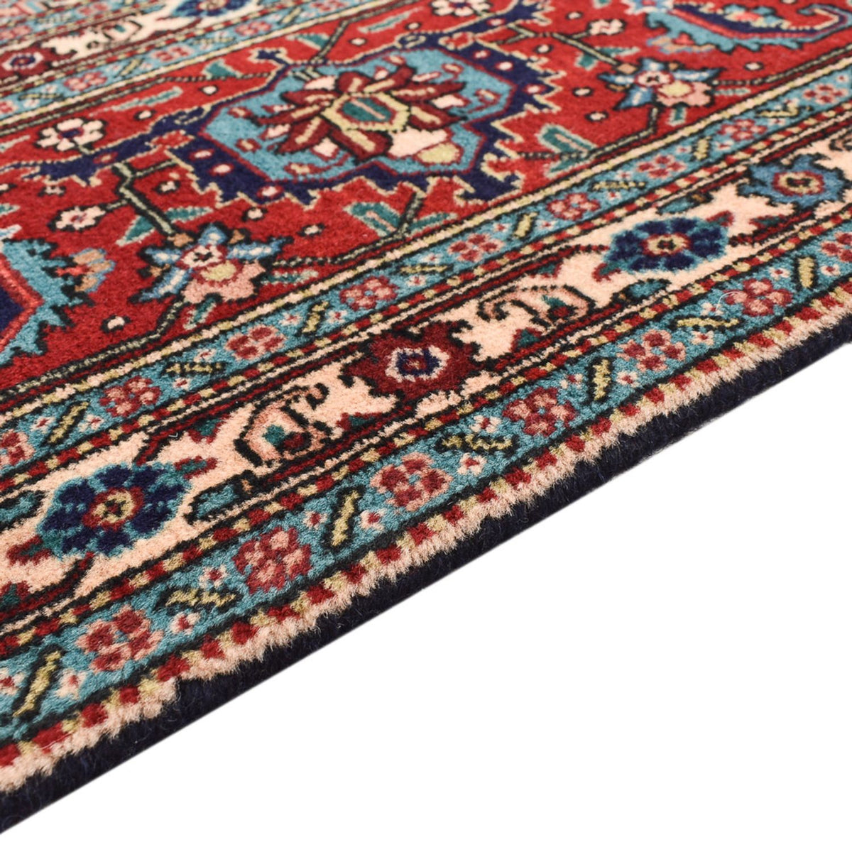 Täbriz - 50 Raj Teppich 200x308cm - Perserteppich - rost