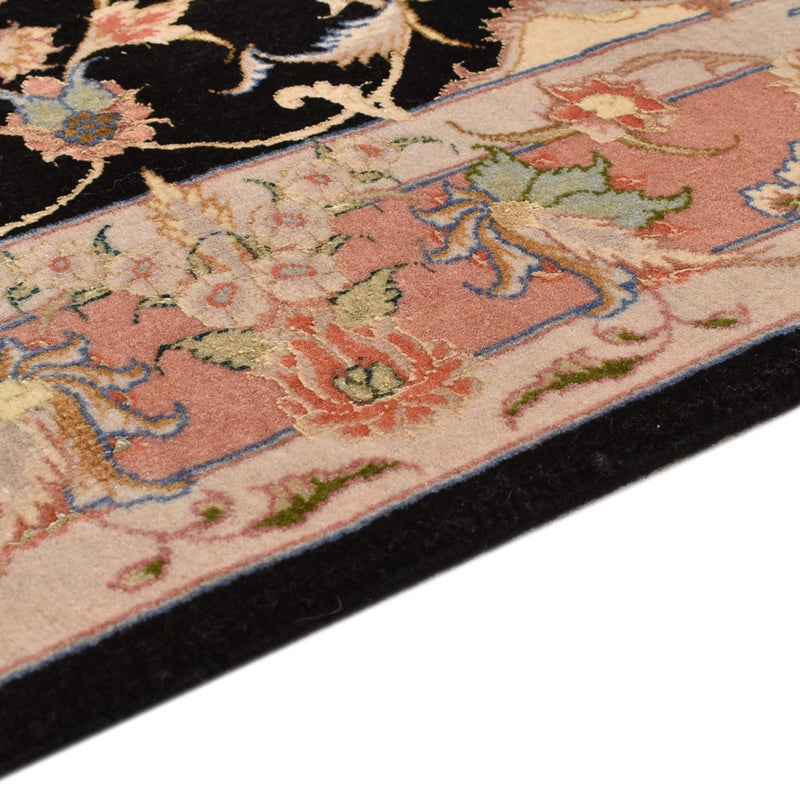 Täbriz - 60 Raj Teppich 100x145cm - Perserteppich - dunkelblau