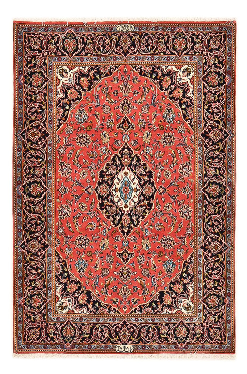 Keshan Teppich 115x173cm - Perserteppich - rot