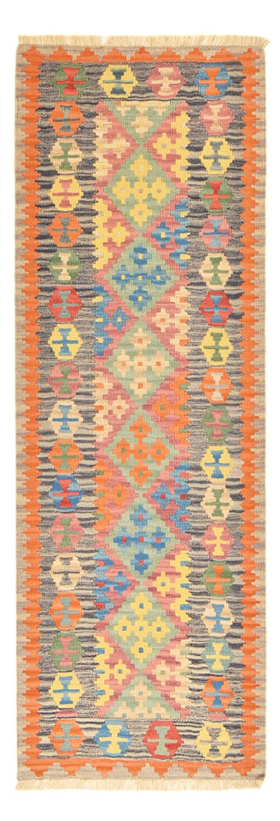 Kelim Fars Teppich 84x237cm - mehrfarbig