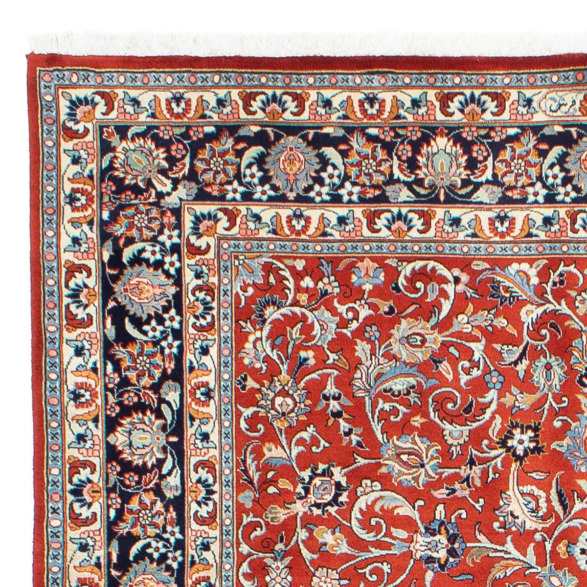 Maschad Teppich 200x298cm - Perserteppich - rot
