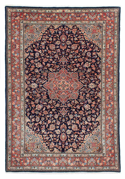 Golpayegan Teppich 214x306cm - Perserteppich - dunkelblau