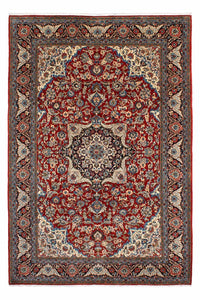 Keshan Teppich 205x300cm - Perserteppich - dunkelrot – product image