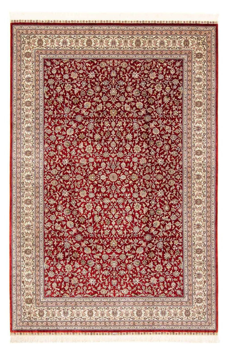 Hereke Teppich 185x276cm - Orientteppich - dunkelrot