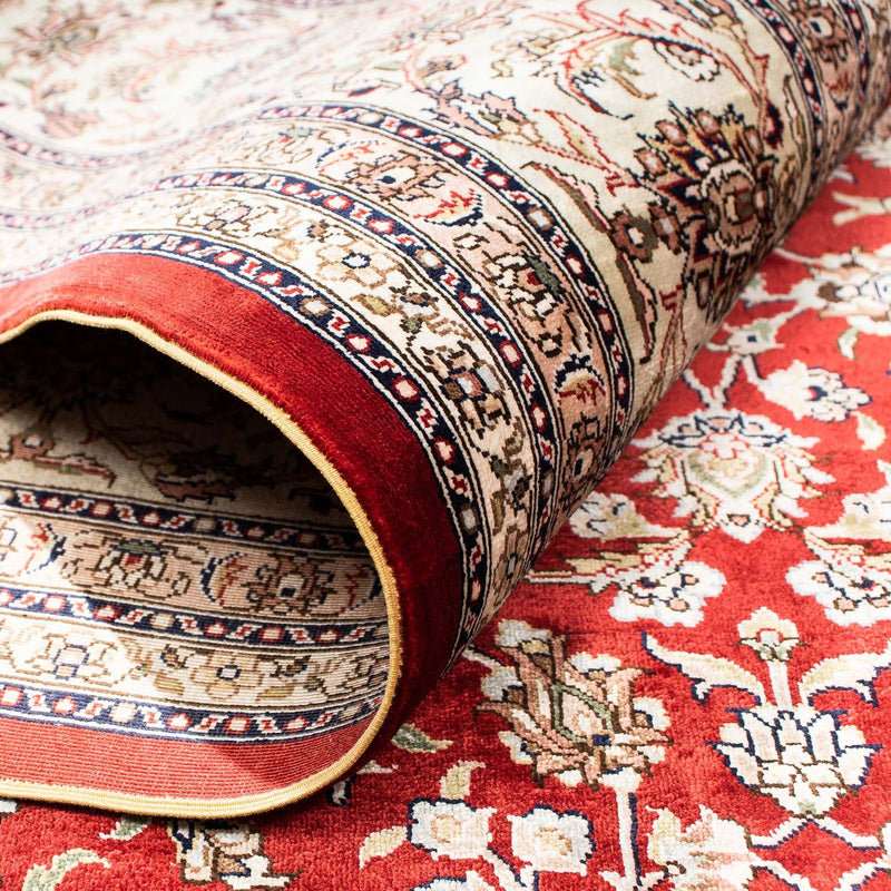 Hereke Teppich 185x276cm - Orientteppich - dunkelrot