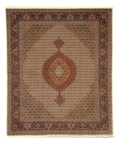 Täbriz Teppich 202x252cm - Perserteppich - hellbraun