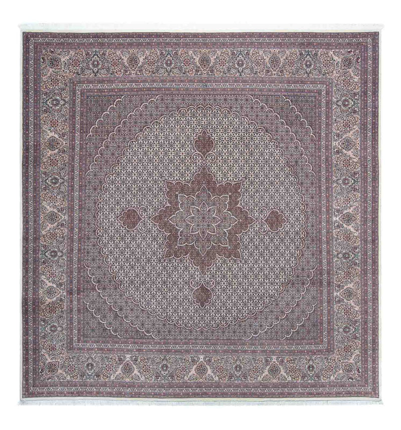 Täbriz Teppich 252x258cm - Perserteppich - grau