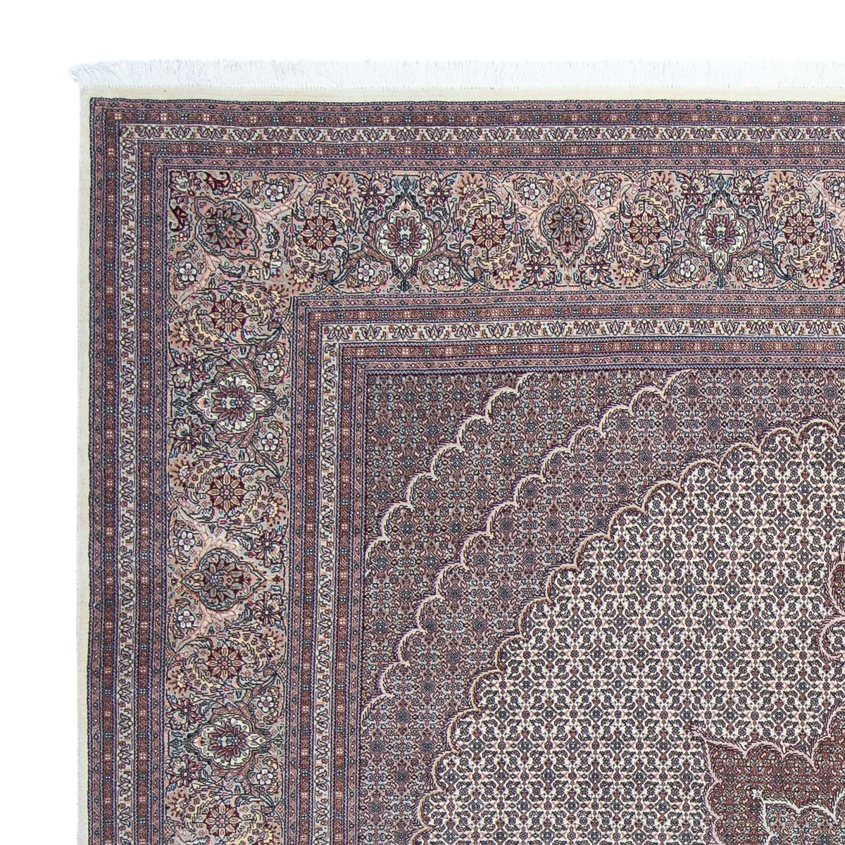 Täbriz Teppich 252x258cm - Perserteppich - grau