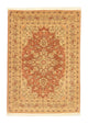 Täbriz - 50 Raj Teppich 103x143cm - Perserteppich - rost