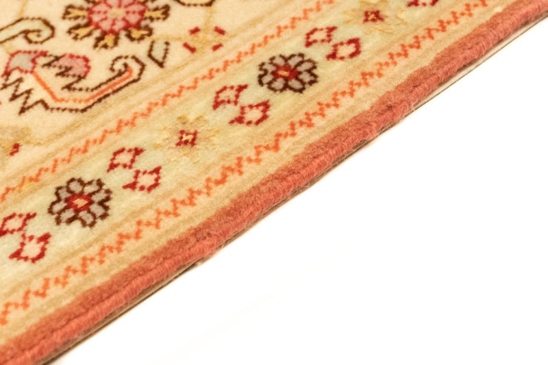 Täbriz - 50 Raj Teppich 103x143cm - Perserteppich - rost