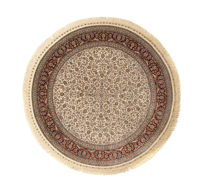 Hereke Teppich 185x185cm - Orientteppich - beige