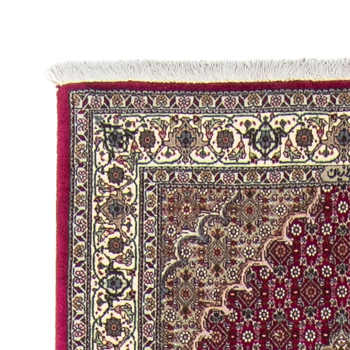 Täbriz Teppich 80x344cm - Perserteppich - dunkelrot