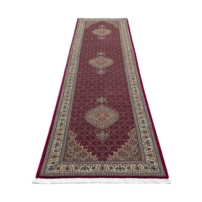 Täbriz Teppich 80x344cm - Perserteppich - dunkelrot