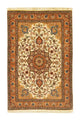 Täbriz - 50 Raj Teppich 102x158cm - Perserteppich - beige