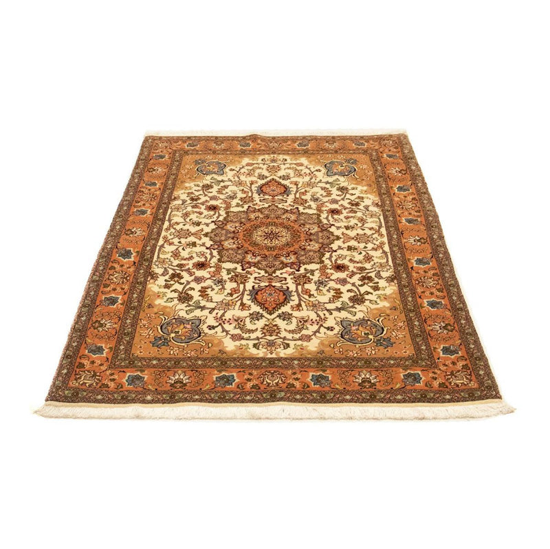 Täbriz - 50 Raj Teppich 102x158cm - Perserteppich - beige