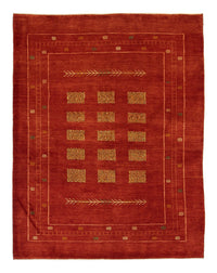 Gabbeh Persisch Teppich 149x193cm - Perserteppich Wollteppich - rot – product image