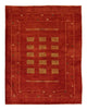 Gabbeh Persisch Teppich 149x193cm - Perserteppich Wollteppich - rot