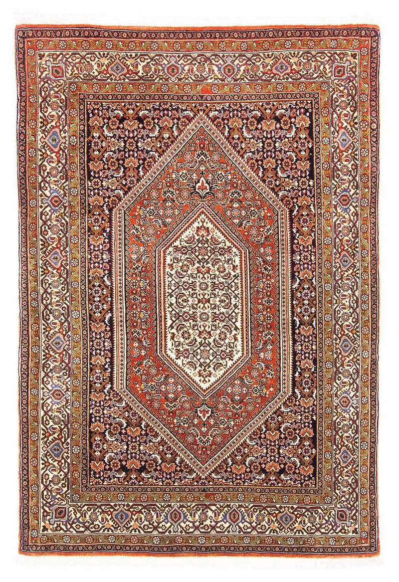Bidjar Teppich 108x153cm - Perserteppich - hellrot