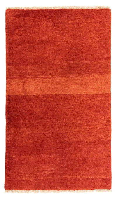 Gabbeh Persisch Teppich 74x130cm - Perserteppich Wollteppich - rot