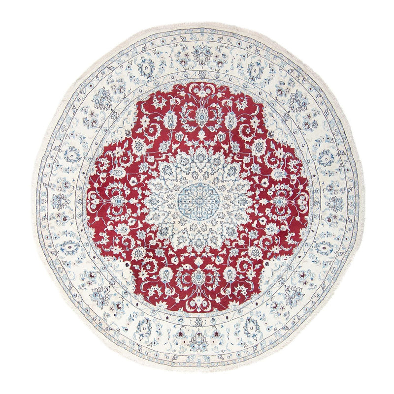 Nain Teppich 300x300cm - Perserteppich - dunkelrot