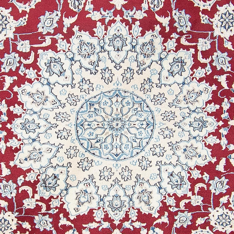 Nain Teppich 300x300cm - Perserteppich - dunkelrot
