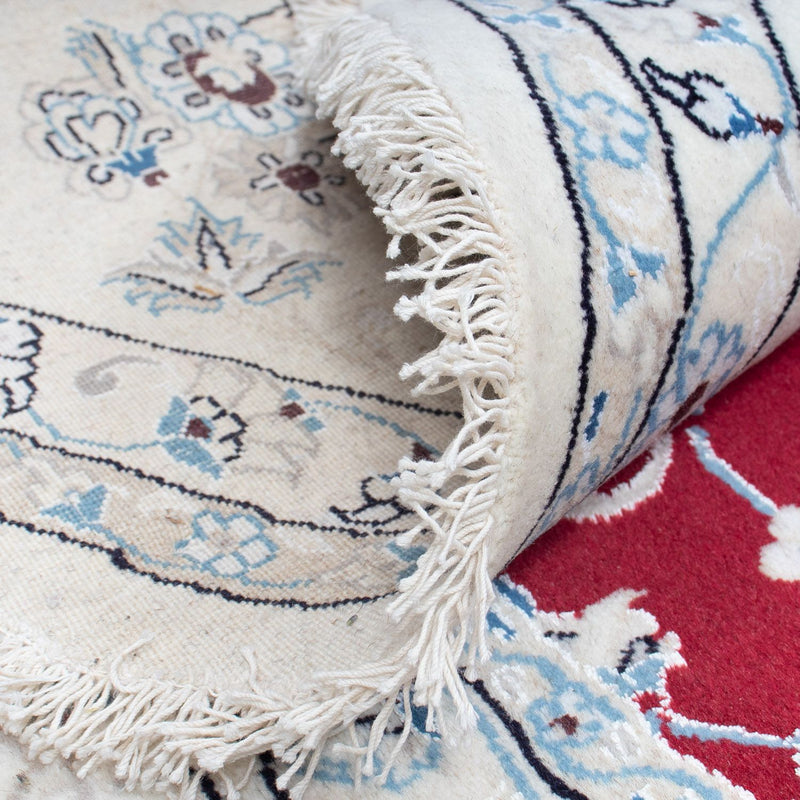 Nain Teppich 300x300cm - Perserteppich - dunkelrot