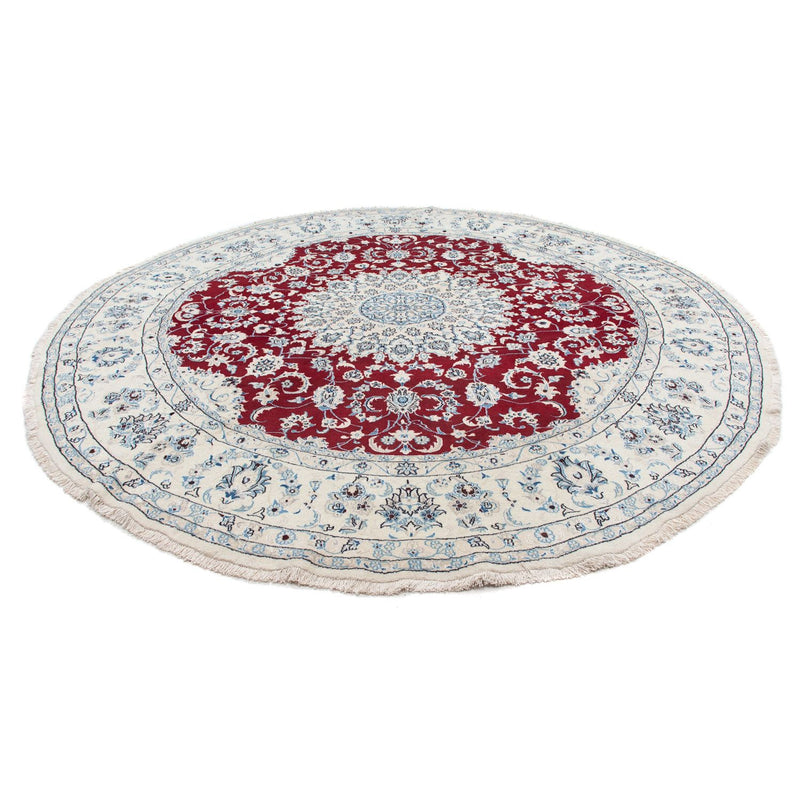 Nain Teppich 300x300cm - Perserteppich - dunkelrot