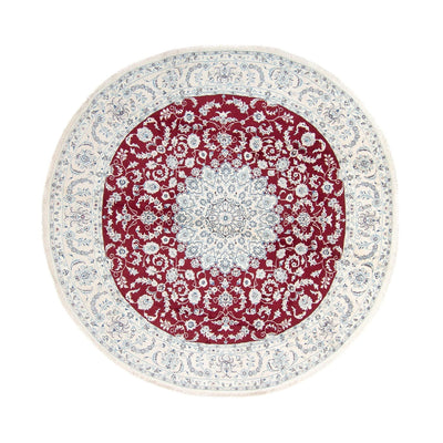 Nain Teppich 300x300cm - Perserteppich - dunkelrot
