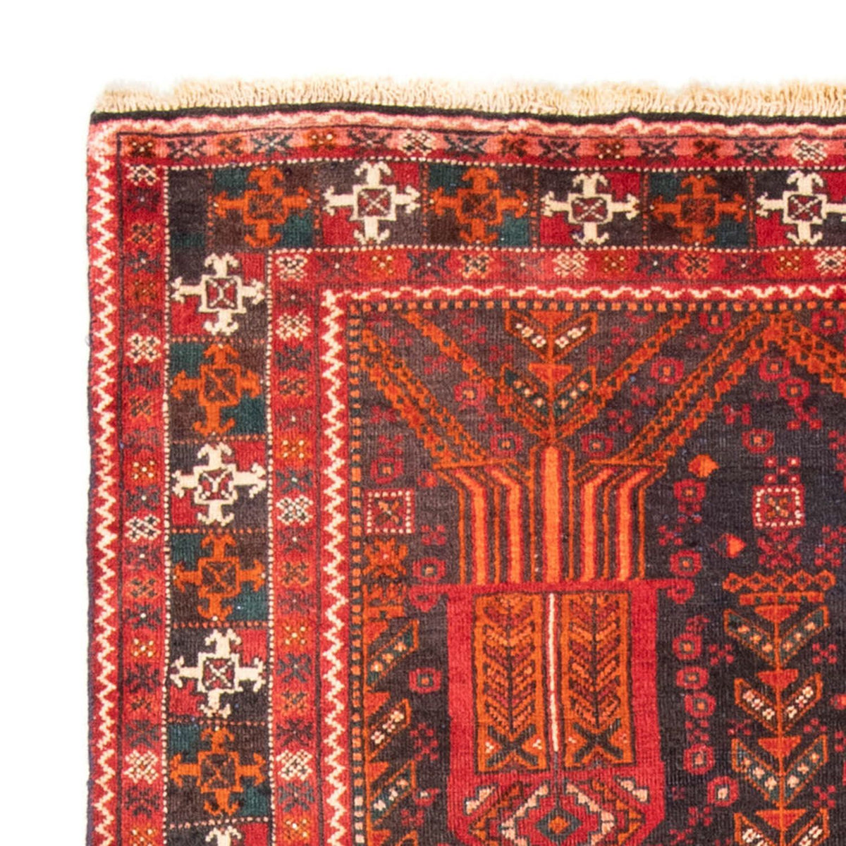 Belutsch Teppich 111 x 239 cm - rost