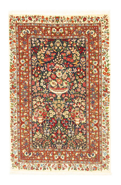Ghom Teppich 103x163cm - Perserteppich - rot