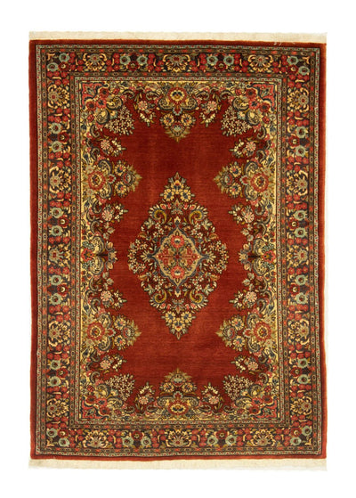 Ghom Teppich 100x144cm - Perserteppich - rost