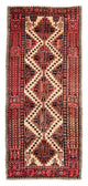 Belutsch Teppich 100 x 238 cm - hellrot