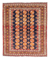 Belutsch Teppich 139x174cm - Orientteppich - dunkelblau – product image