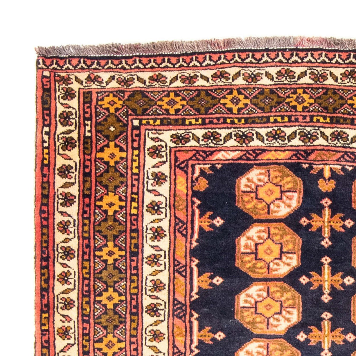 Belutsch Teppich 139x174cm - Orientteppich - dunkelblau