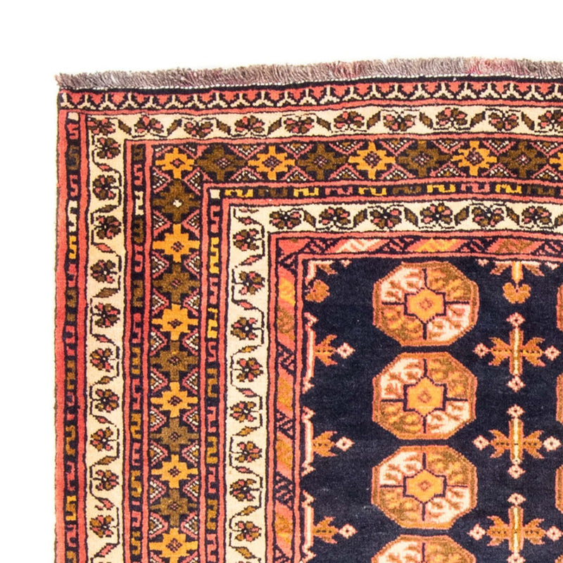 Belutsch Teppich 139x174cm - Orientteppich - dunkelblau