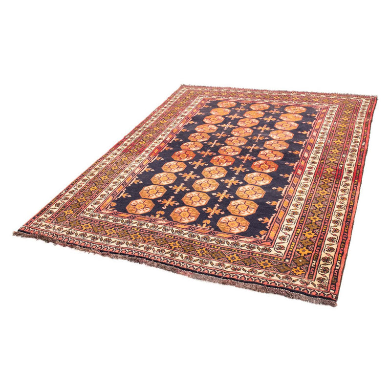 Belutsch Teppich 139x174cm - Orientteppich - dunkelblau
